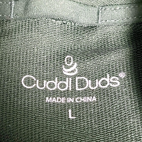 Cuddl Duds Stylish smooth soft Green Lightweight Comfort Drape Front Cardigan - Picture 3 of 8